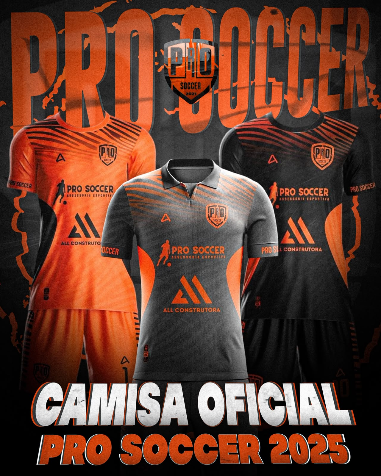 Camisa Oficial Pro Soccer 2025
